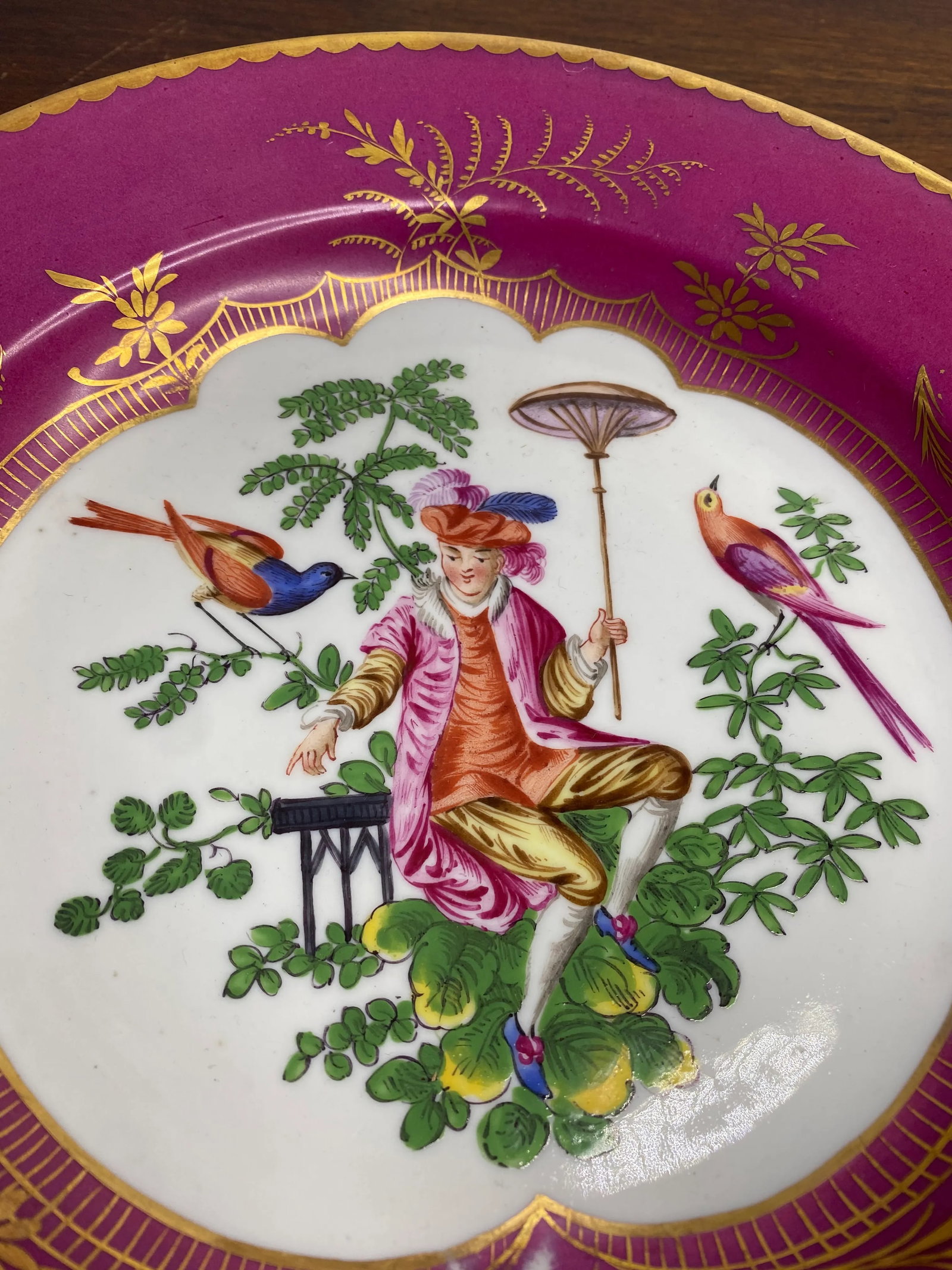 19th Century Chinoiserie Plates - Set of 6 - 4