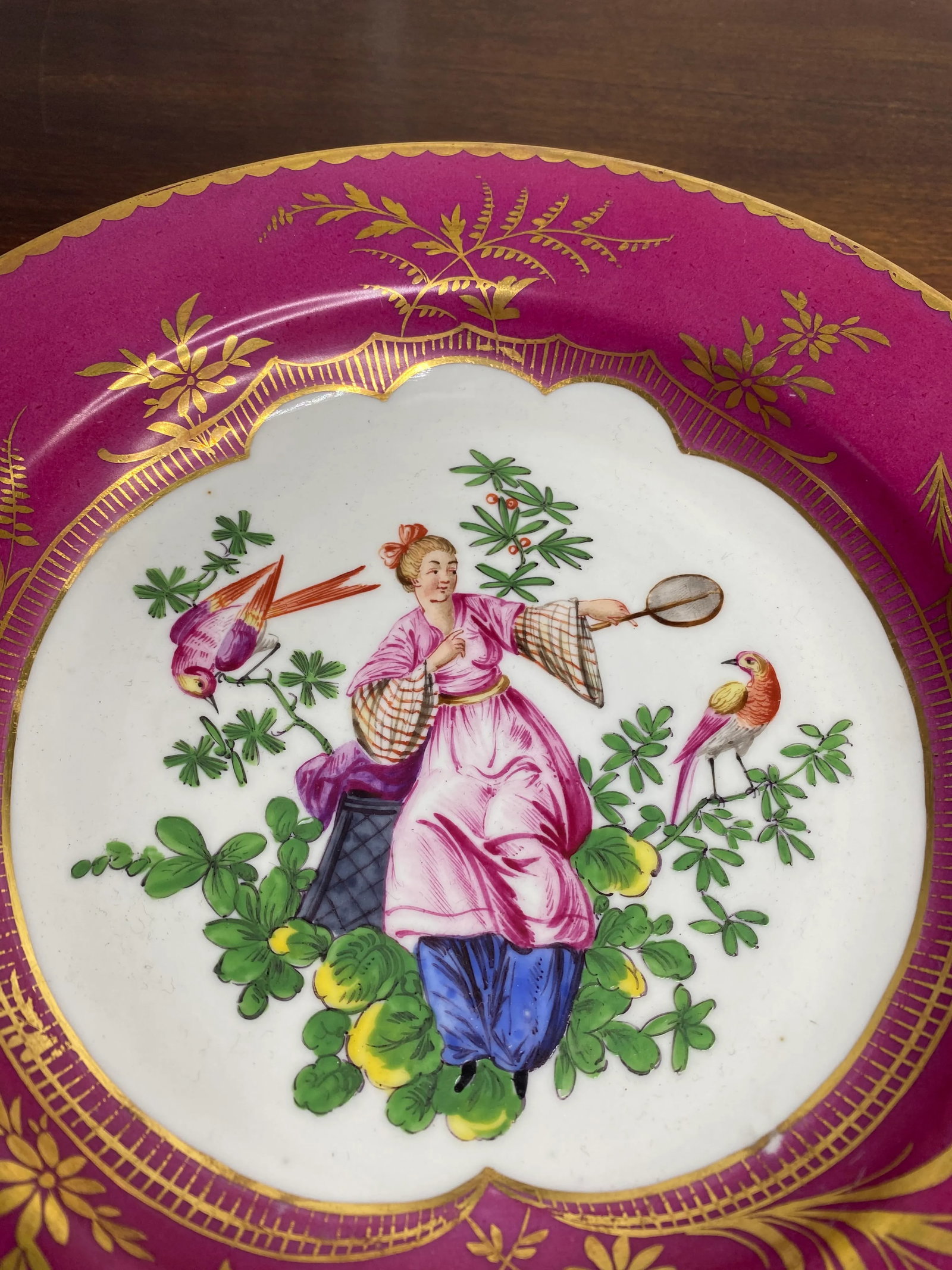 19th Century Chinoiserie Plates - Set of 6 - 7