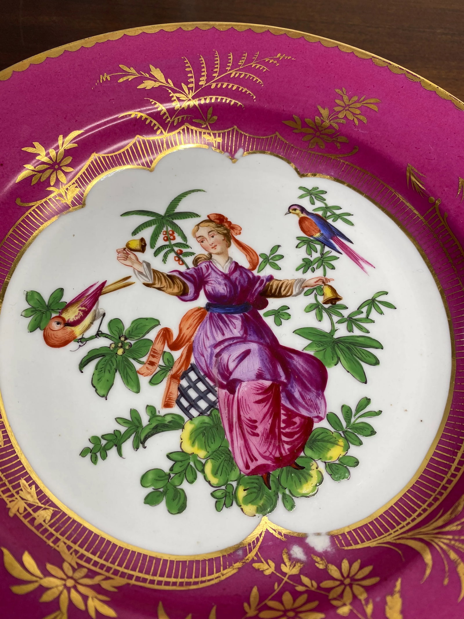 19th Century Chinoiserie Plates - Set of 6 - 8