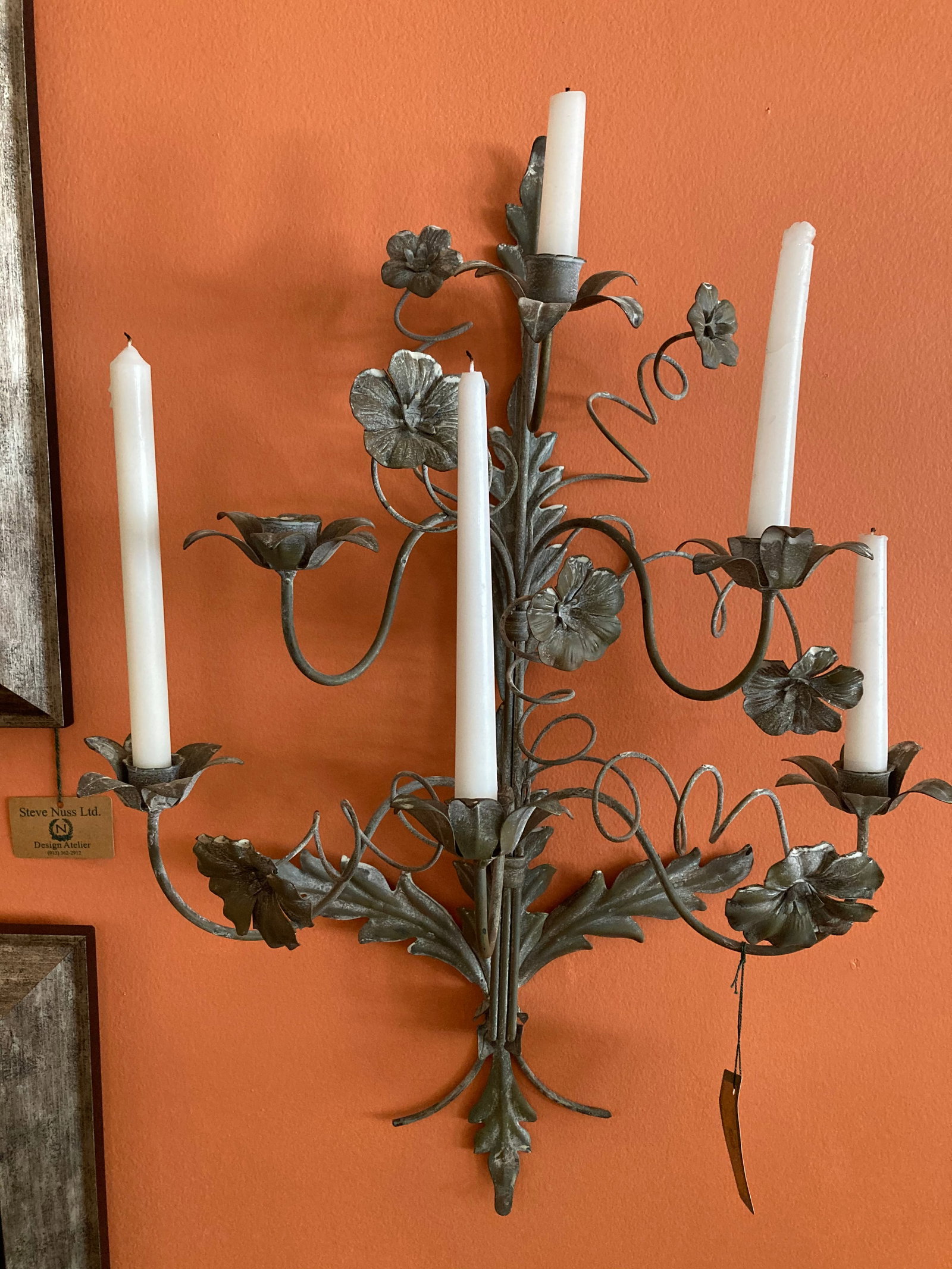 Vintage Italian French Wire Sconces - A Pair - 2