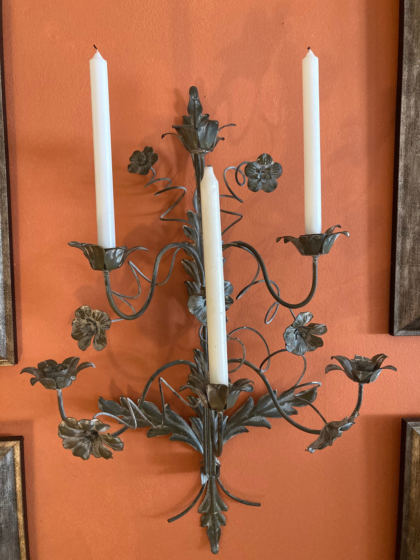 Vintage Italian French Wire Sconces - A Pair - 3