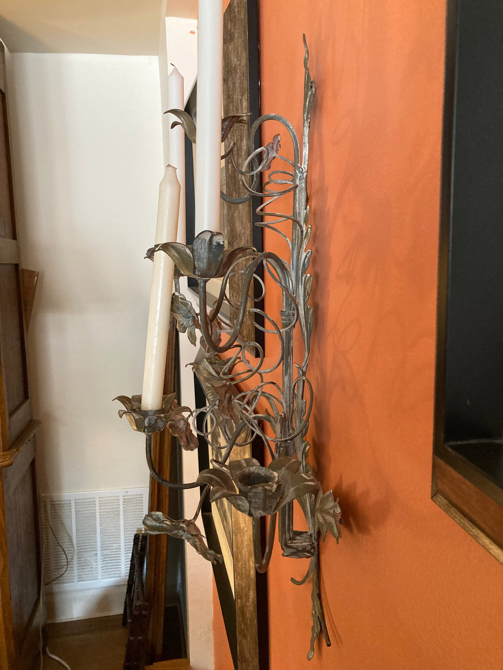 Vintage Italian French Wire Sconces - A Pair - 4