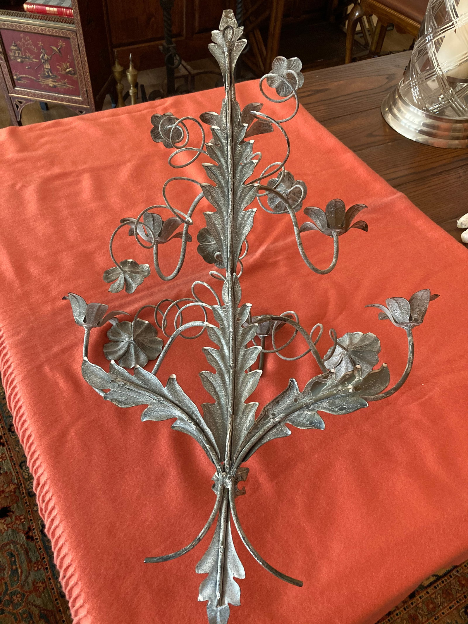 Vintage Italian French Wire Sconces - A Pair - 8