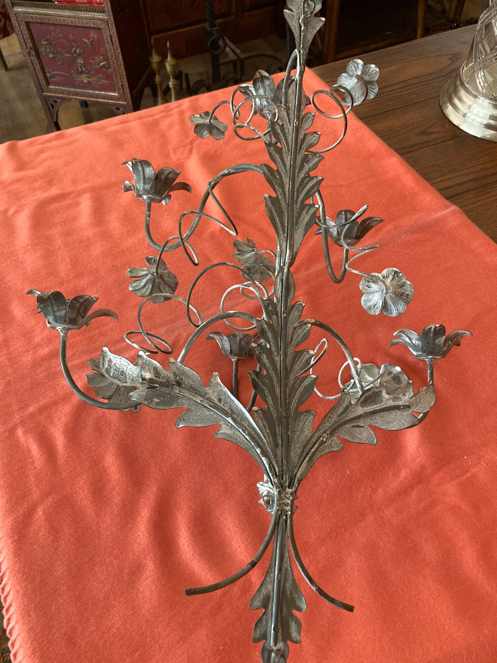 Vintage Italian French Wire Sconces - A Pair - 9