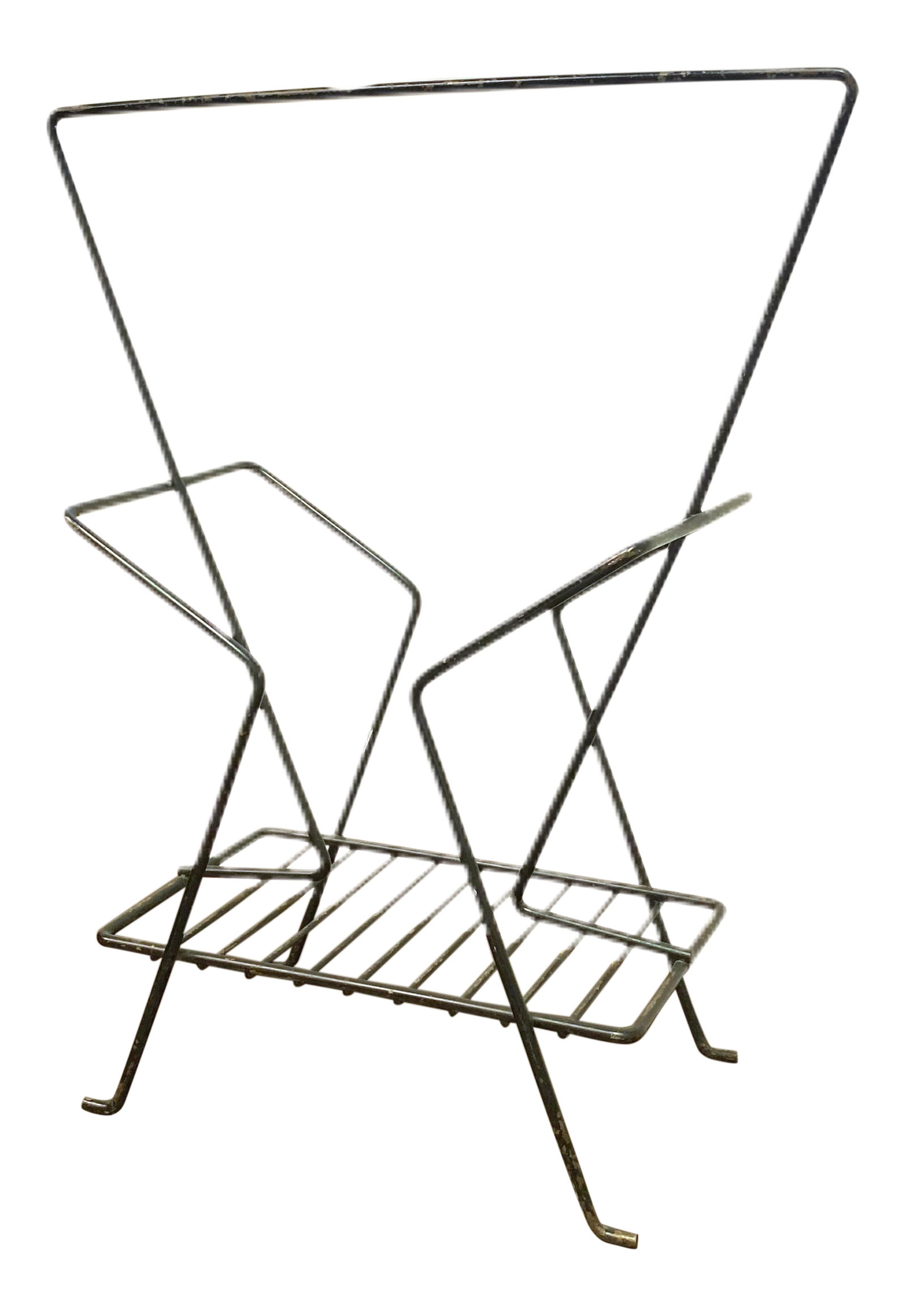 1950's Atomic Magazine Rack or Record Holder (1 of 8)