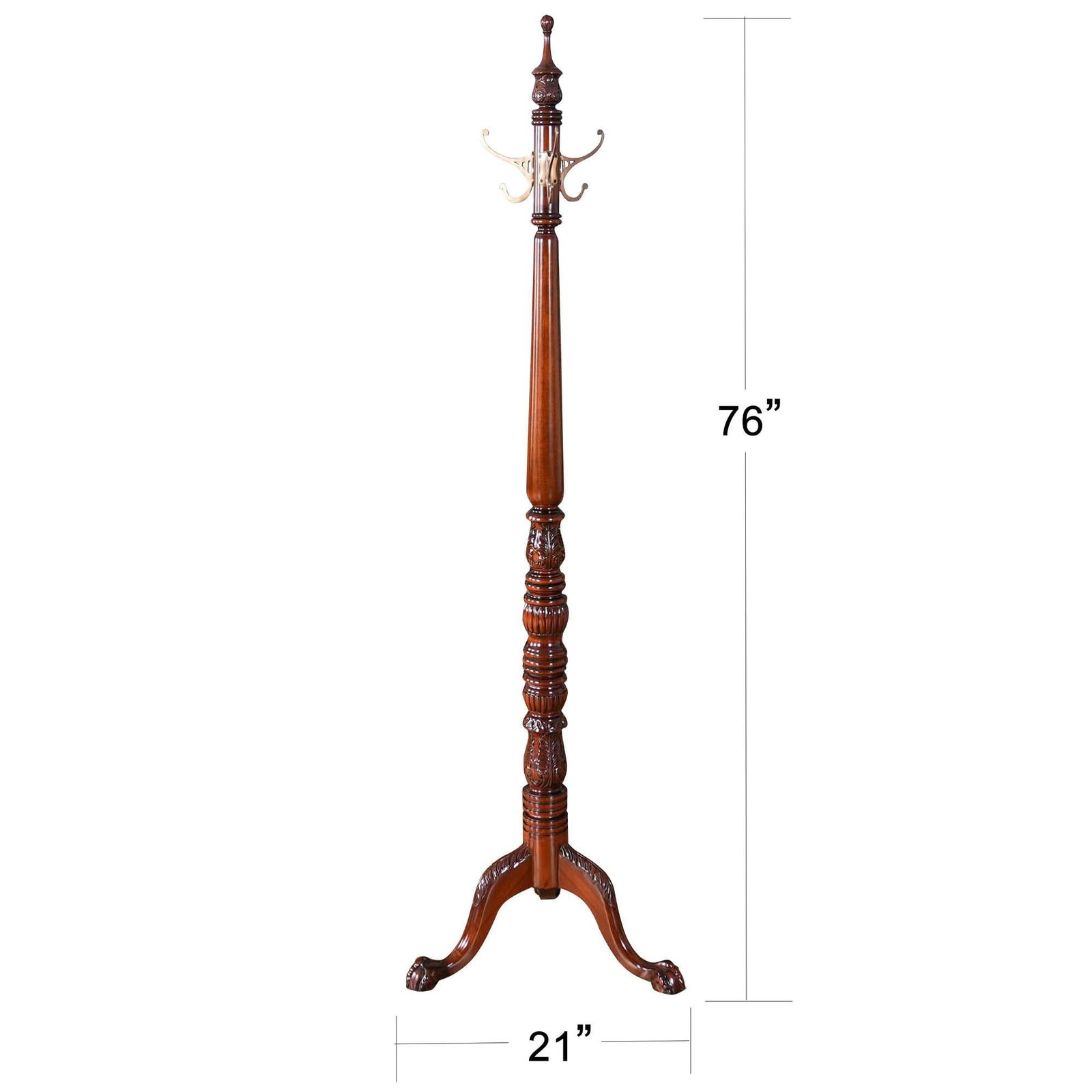 Niagara Furniture Mahogany Coat Tree - 2