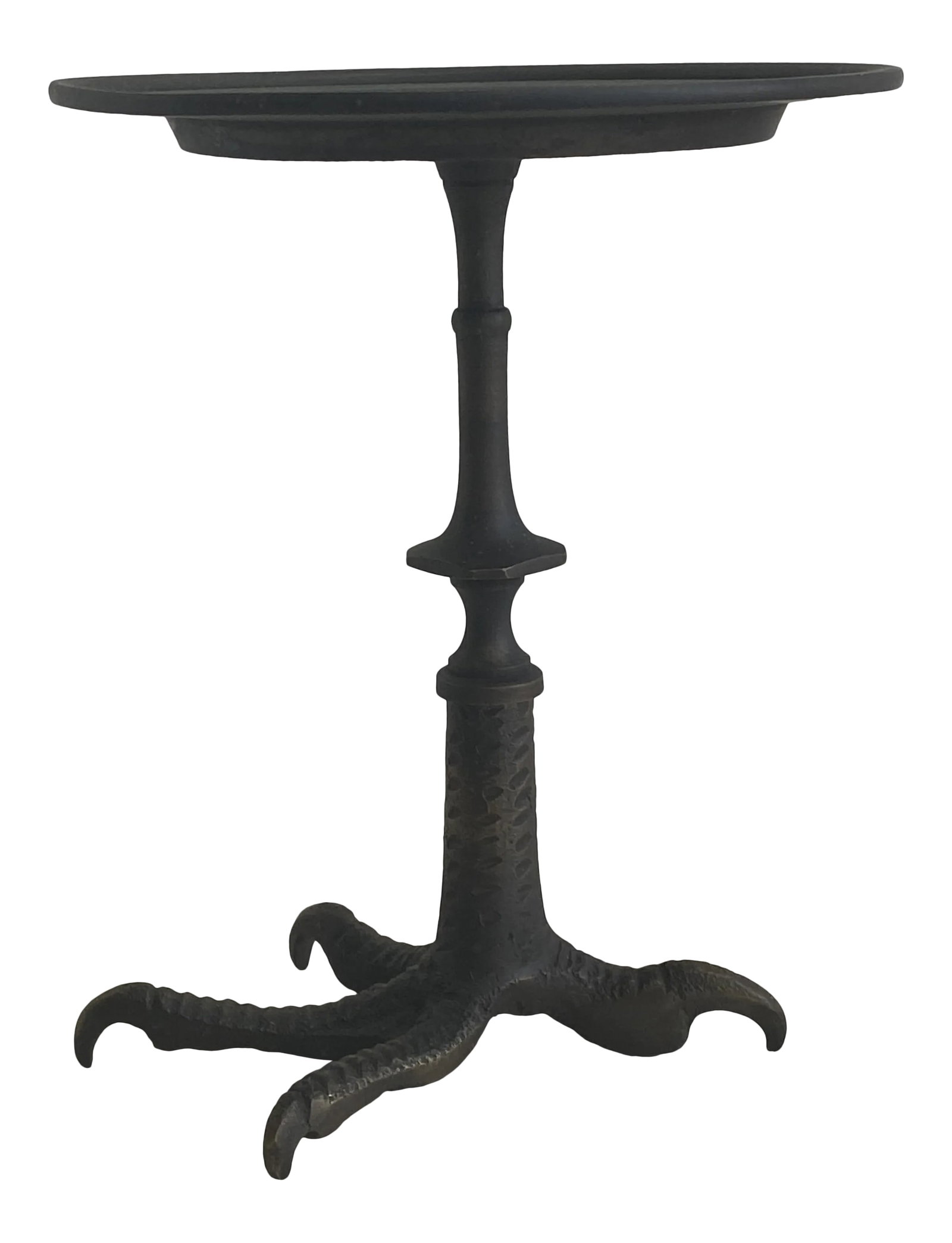 Cast Iron Crowfoot Candle Holder: Vintage cast iron crowfoot candle holder. Condition: Alterations: Original Condition Unaltered Imperfections: Some Imperfections Condition Notes: Excellent condition. Origin: United States Materia