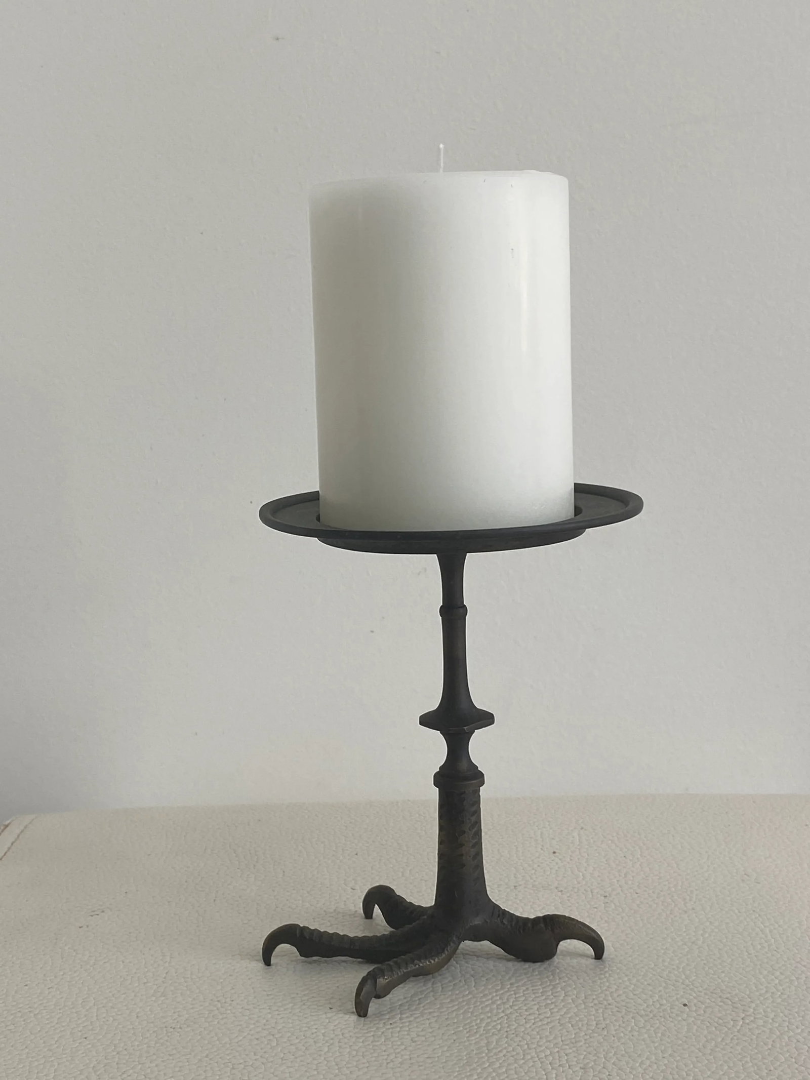 Cast Iron Crowfoot Candle Holder - 2