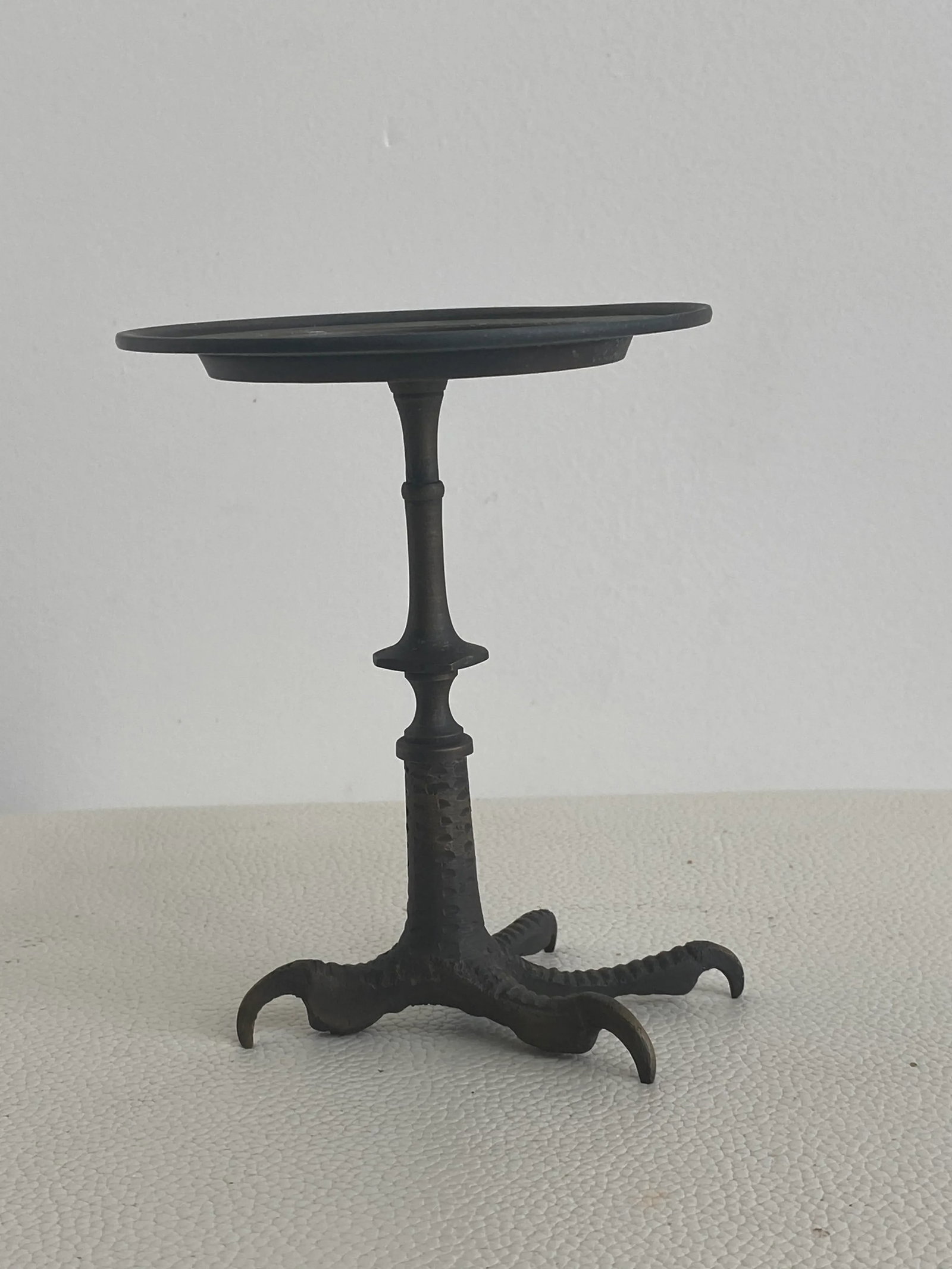 Cast Iron Crowfoot Candle Holder - 3