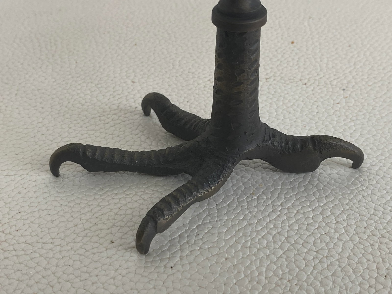 Cast Iron Crowfoot Candle Holder - 5