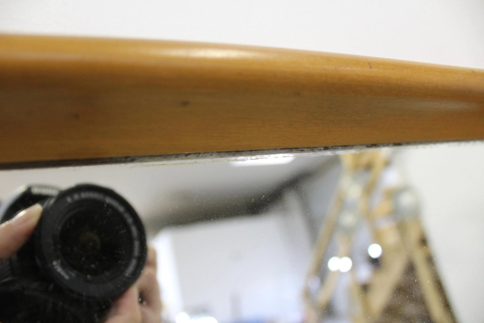Mid-Century Modern Heywood Wakefield Champagne Mirror - 8