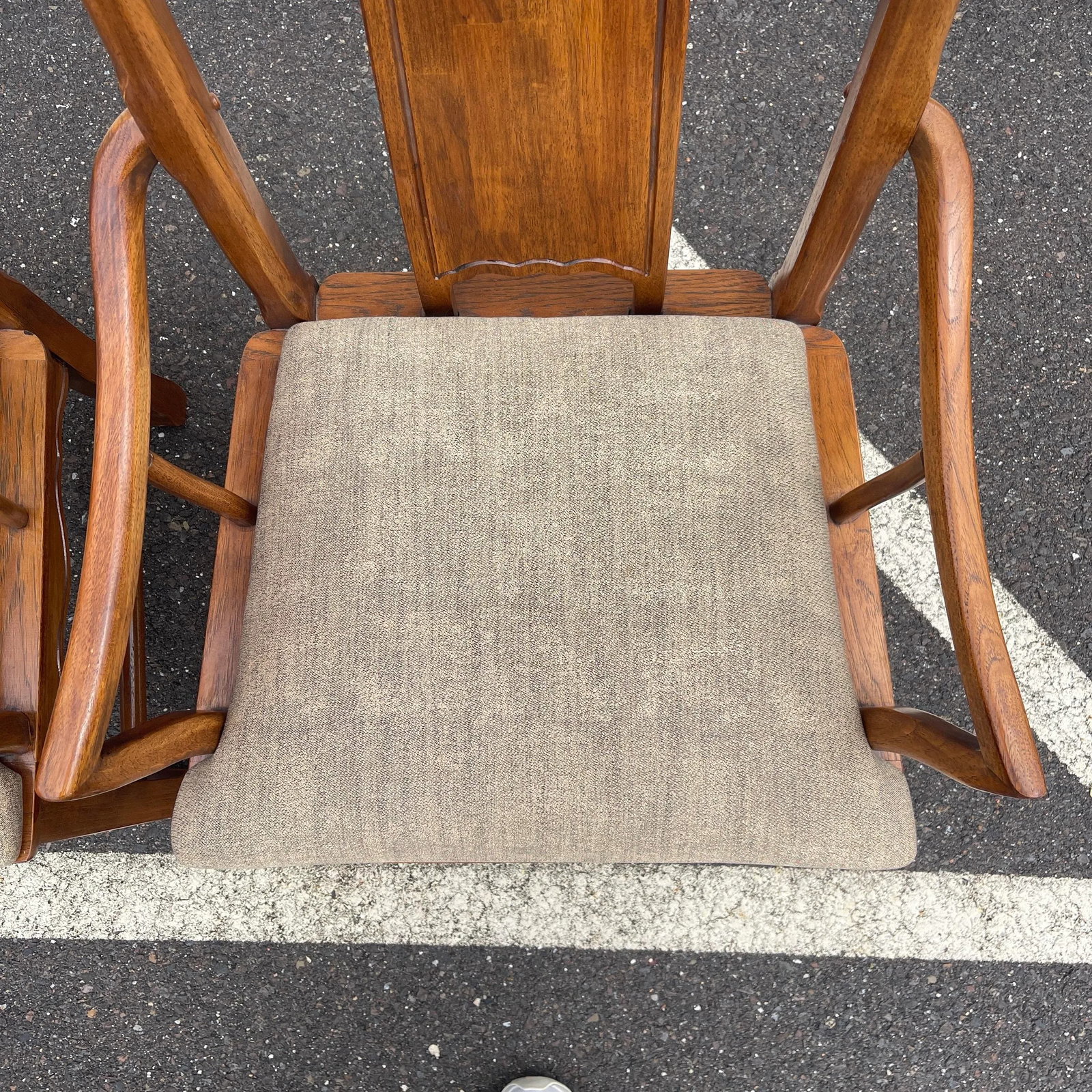 Vintage Thomasville Mystique Asian Chinoiserie Dining Armchairs - A Pair - 4