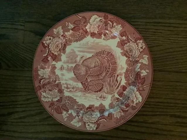 Wood's Burslem England Turkey Plates - Set of 6 - 3