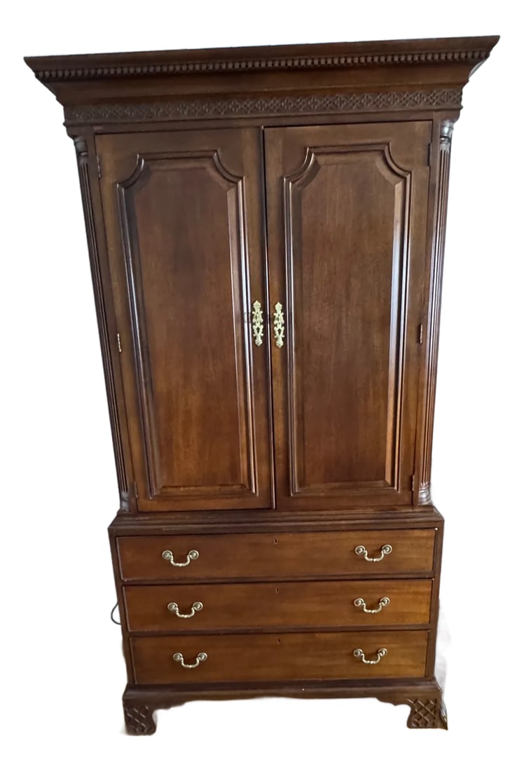 Late 20th Century Henredon Natchez Armoire (1 of 8)
