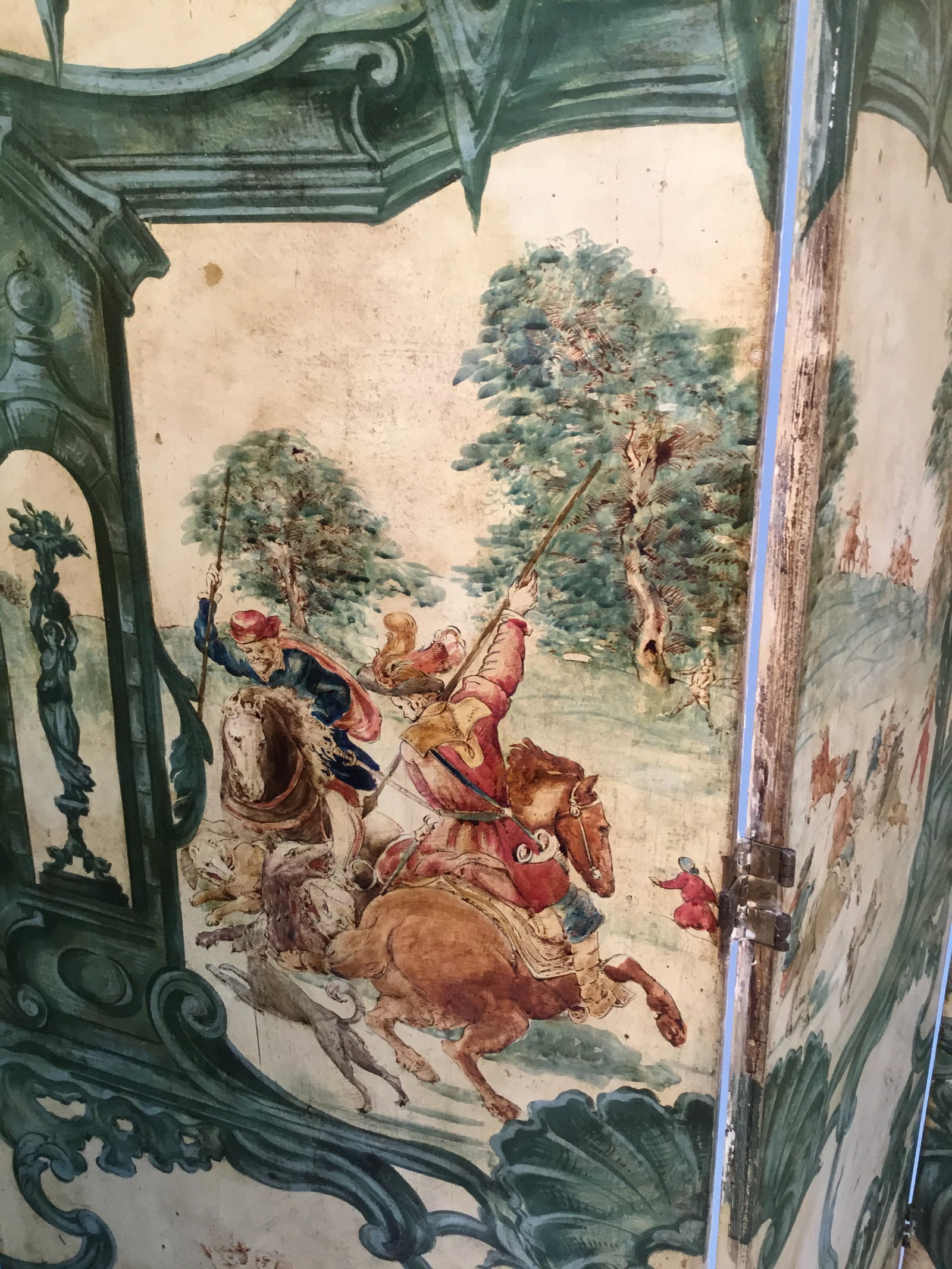 19th Century European Hand Painted Dressing Screen - 4