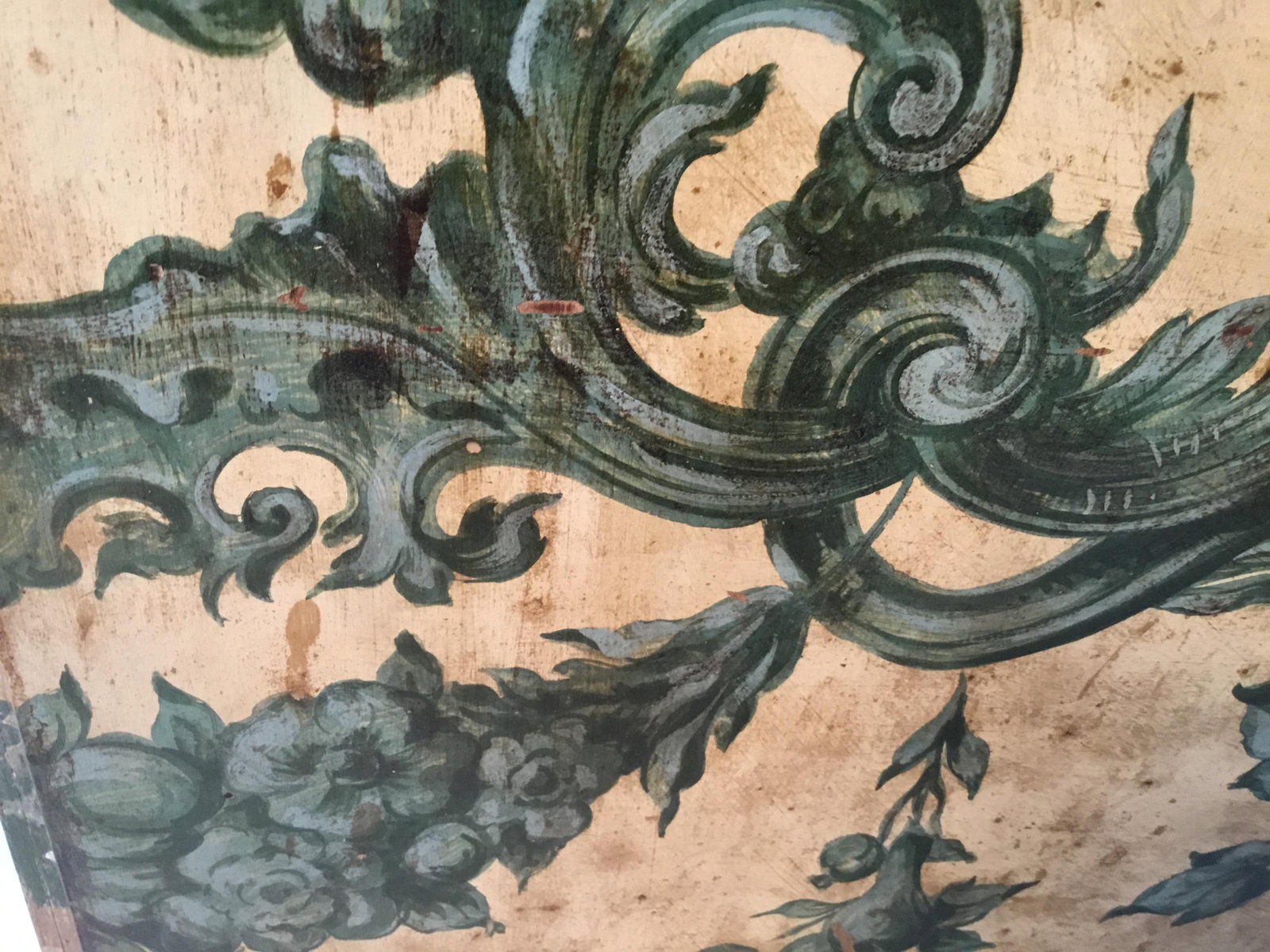 19th Century European Hand Painted Dressing Screen - 8