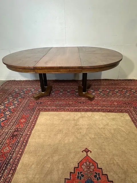 1980s Baker Furniture Dining Table With 2 Leaves - 5