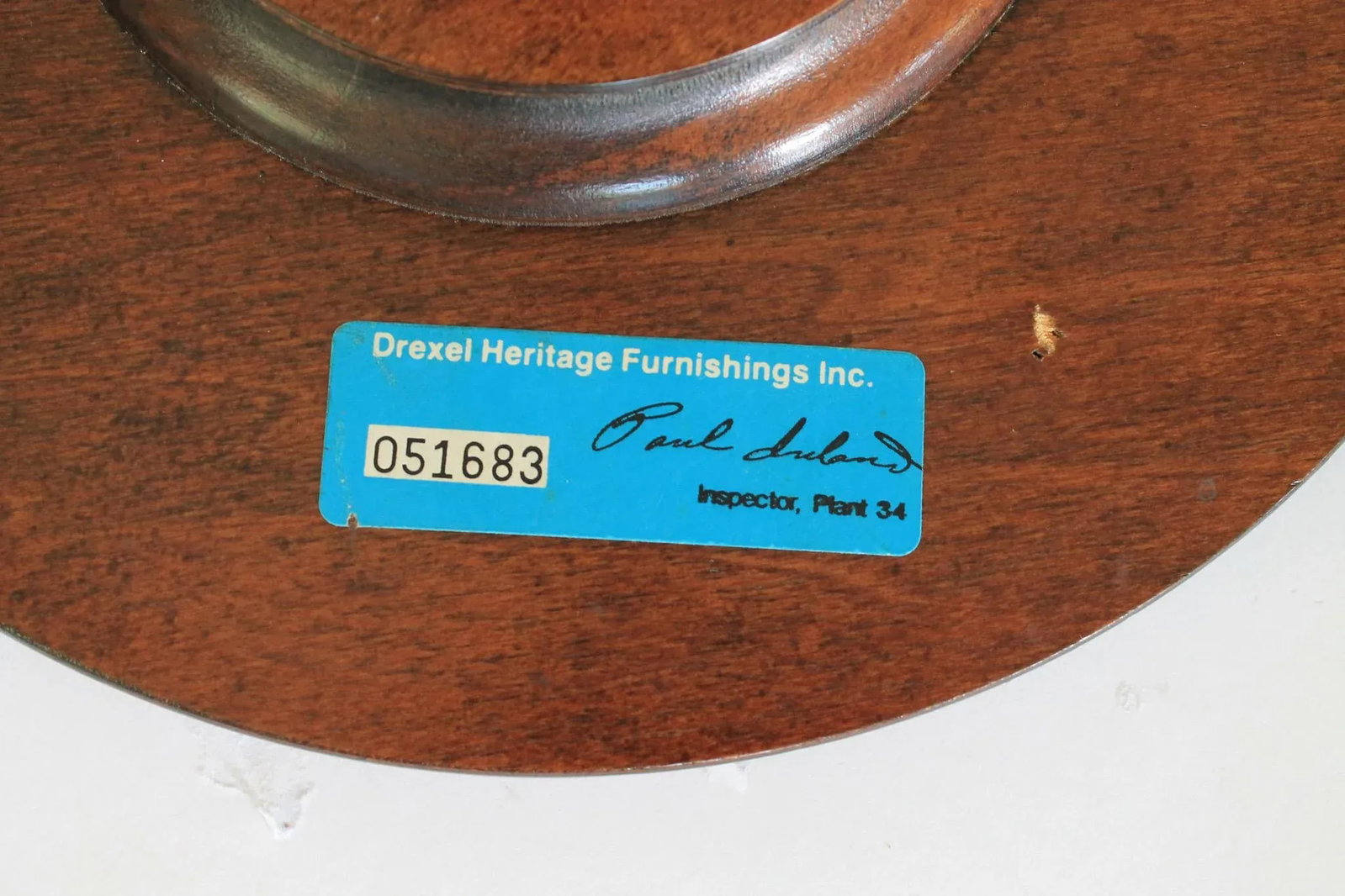 Vintage Drexel Heritage Wood Plant Stand - 9