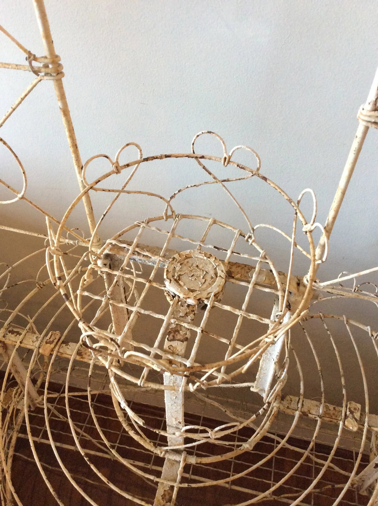 Antique French Wire Garden Plant Stand - 3