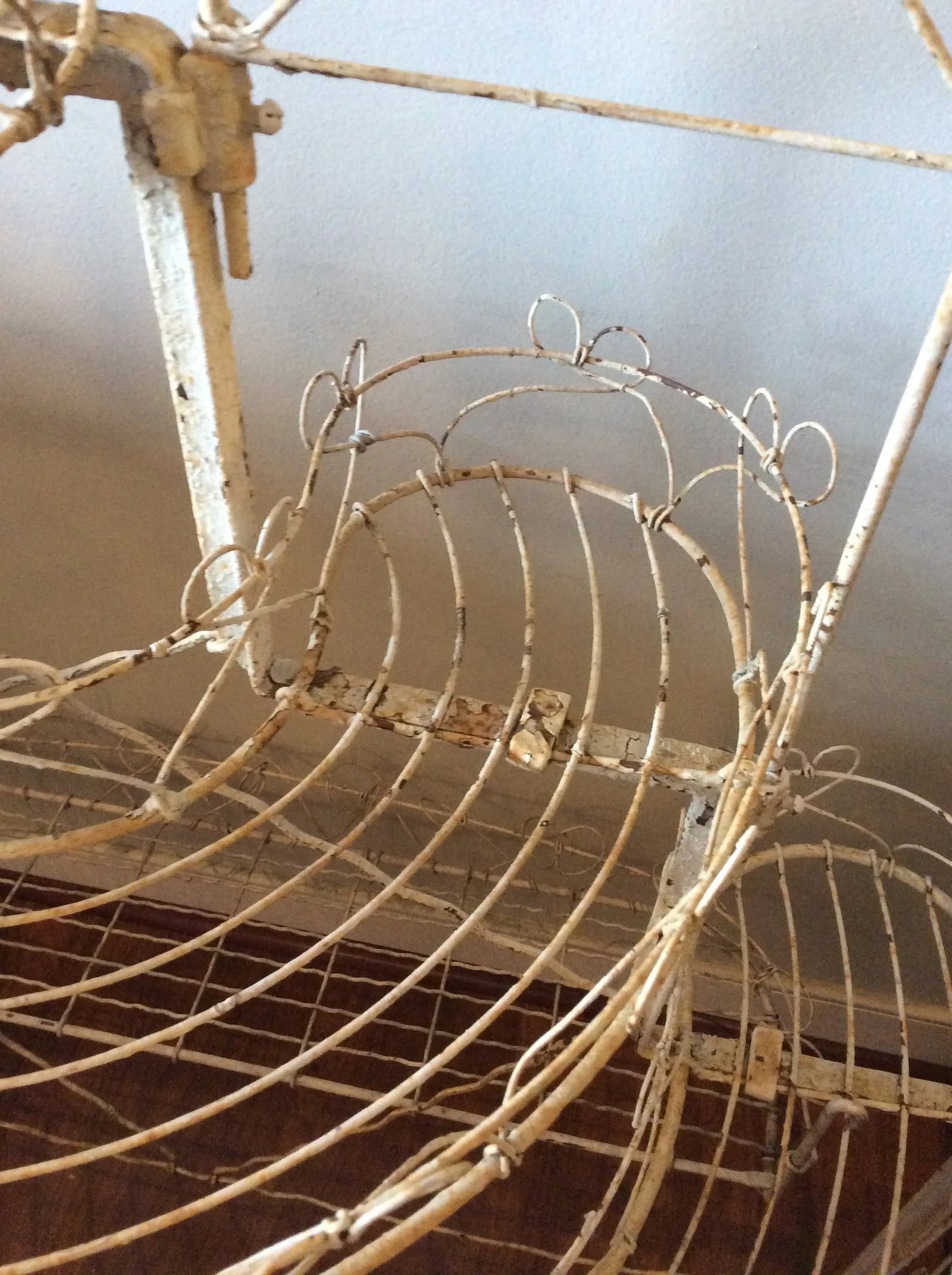 Antique French Wire Garden Plant Stand - 4