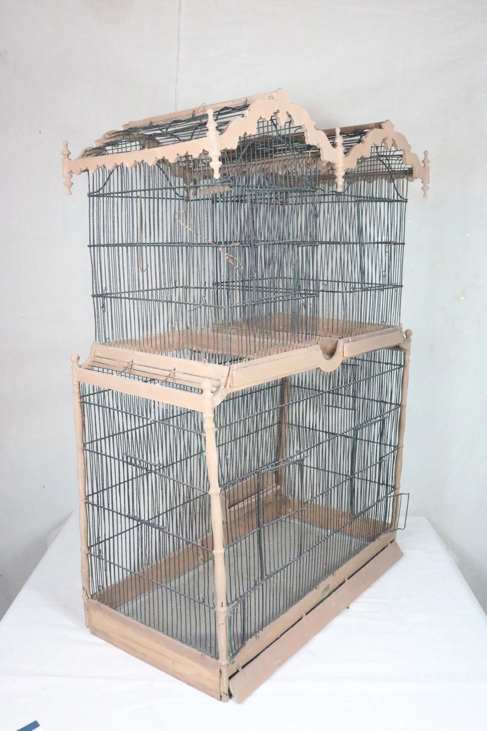 19th Century Napoleon III Parisian Town House Bird Cage - 5