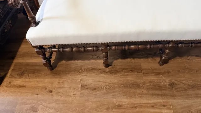 Antique White Sofa - 12