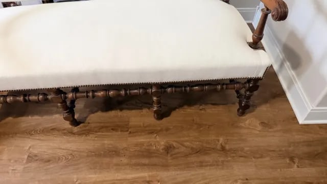 Antique White Sofa - 3