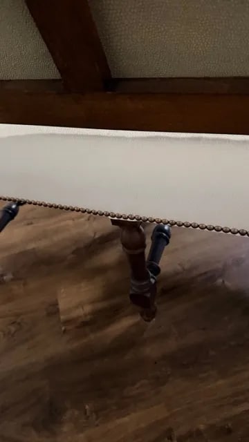 Antique White Sofa - 6