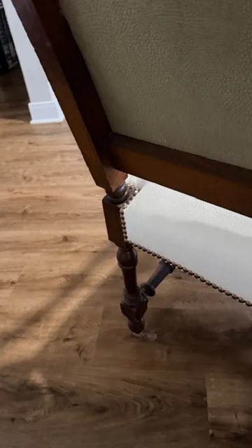 Antique White Sofa - 8