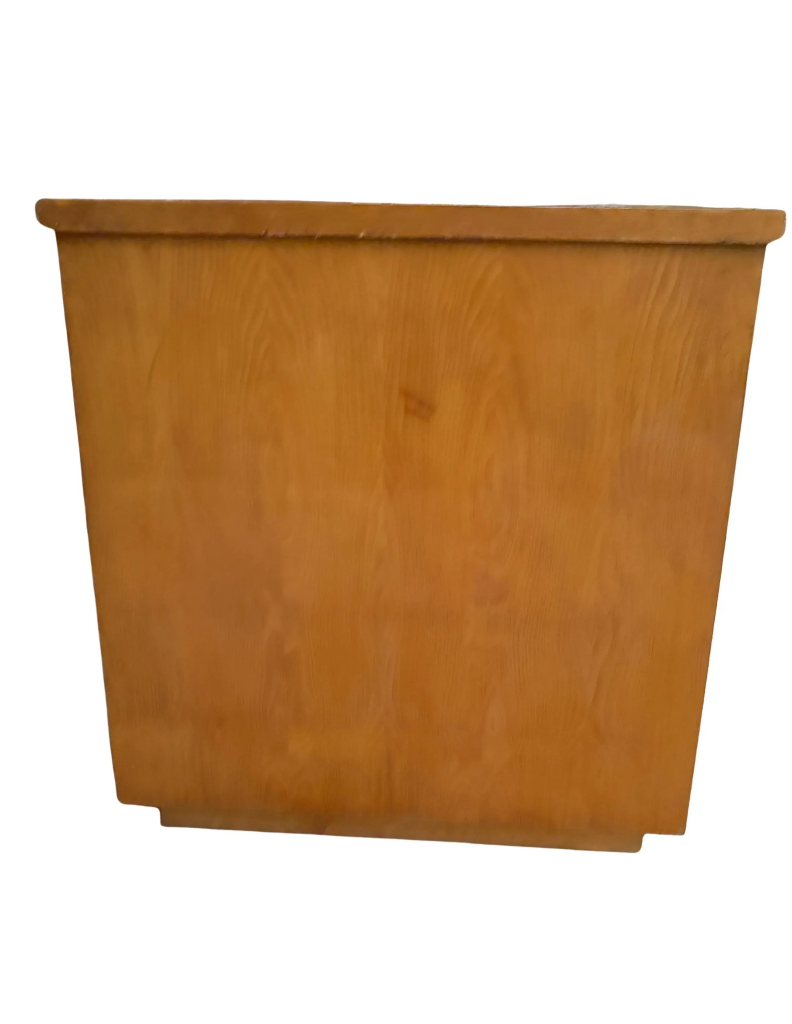Mid-Century Solid Birch/Maple Bookcase With Hidden Side Storage - c.1950s - 10