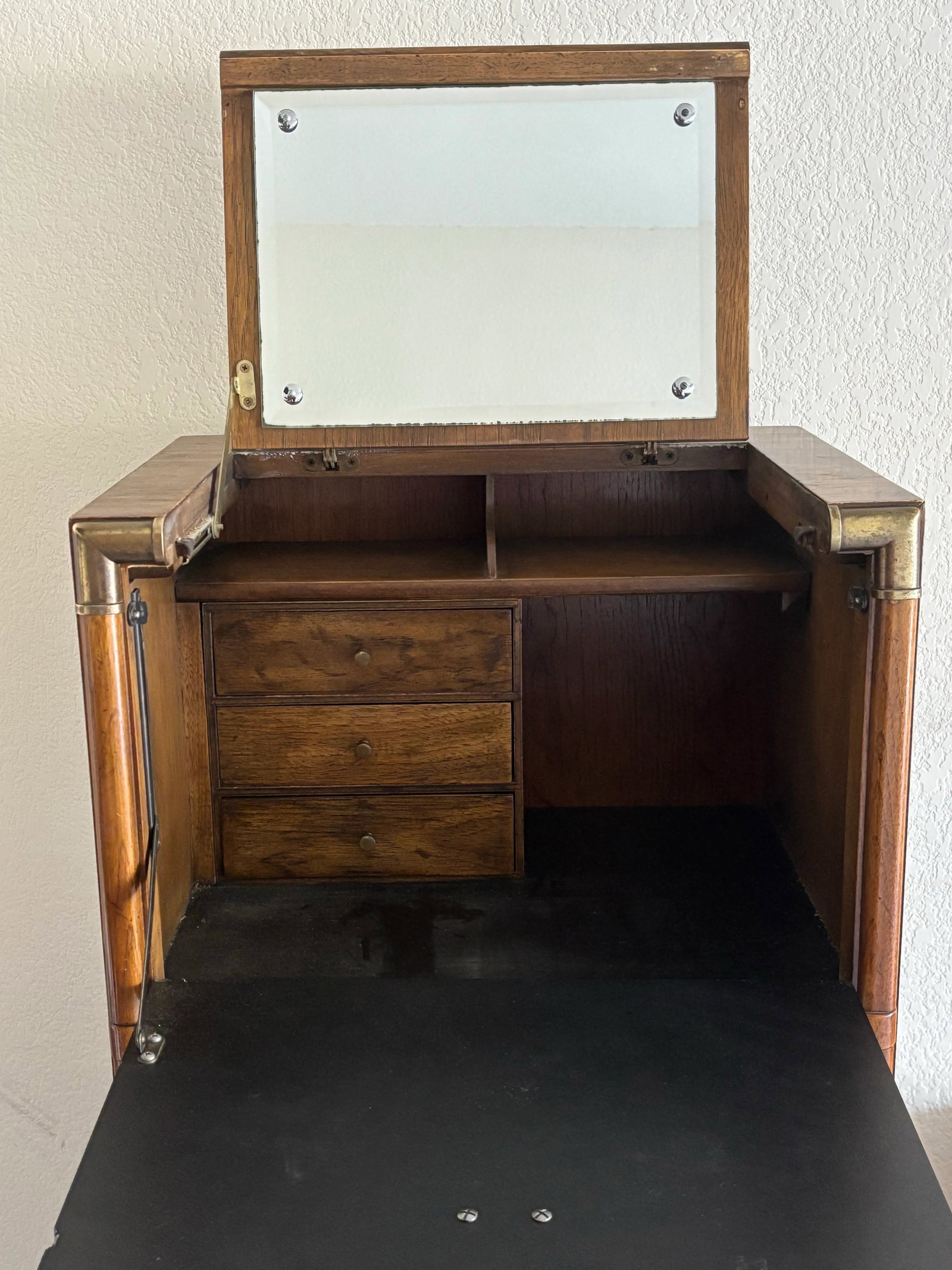 1970s Drexel Accolade Campaign Lingerie Vanity Jewelry Chest - 4