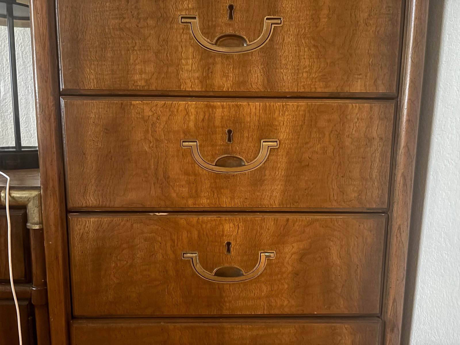 1970s Drexel Accolade Campaign Lingerie Vanity Jewelry Chest - 7