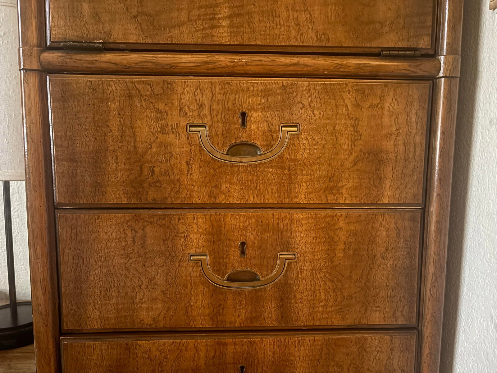 1970s Drexel Accolade Campaign Lingerie Vanity Jewelry Chest - 9