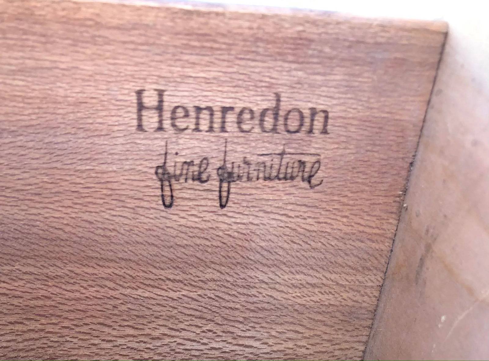 1950s Henredon Olive Green Side Table - 7