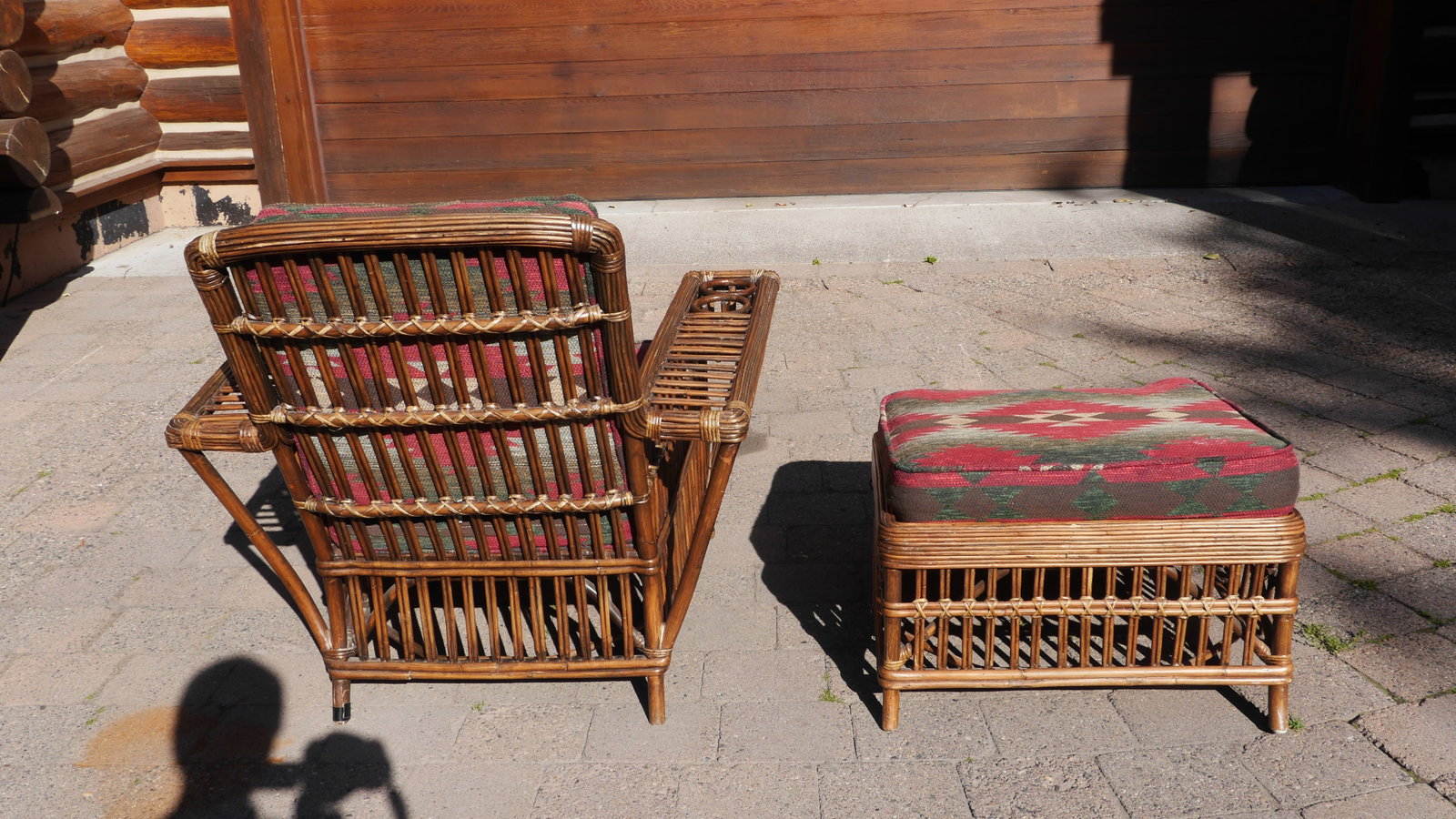 1990s Palecek Wicker Chair - 5