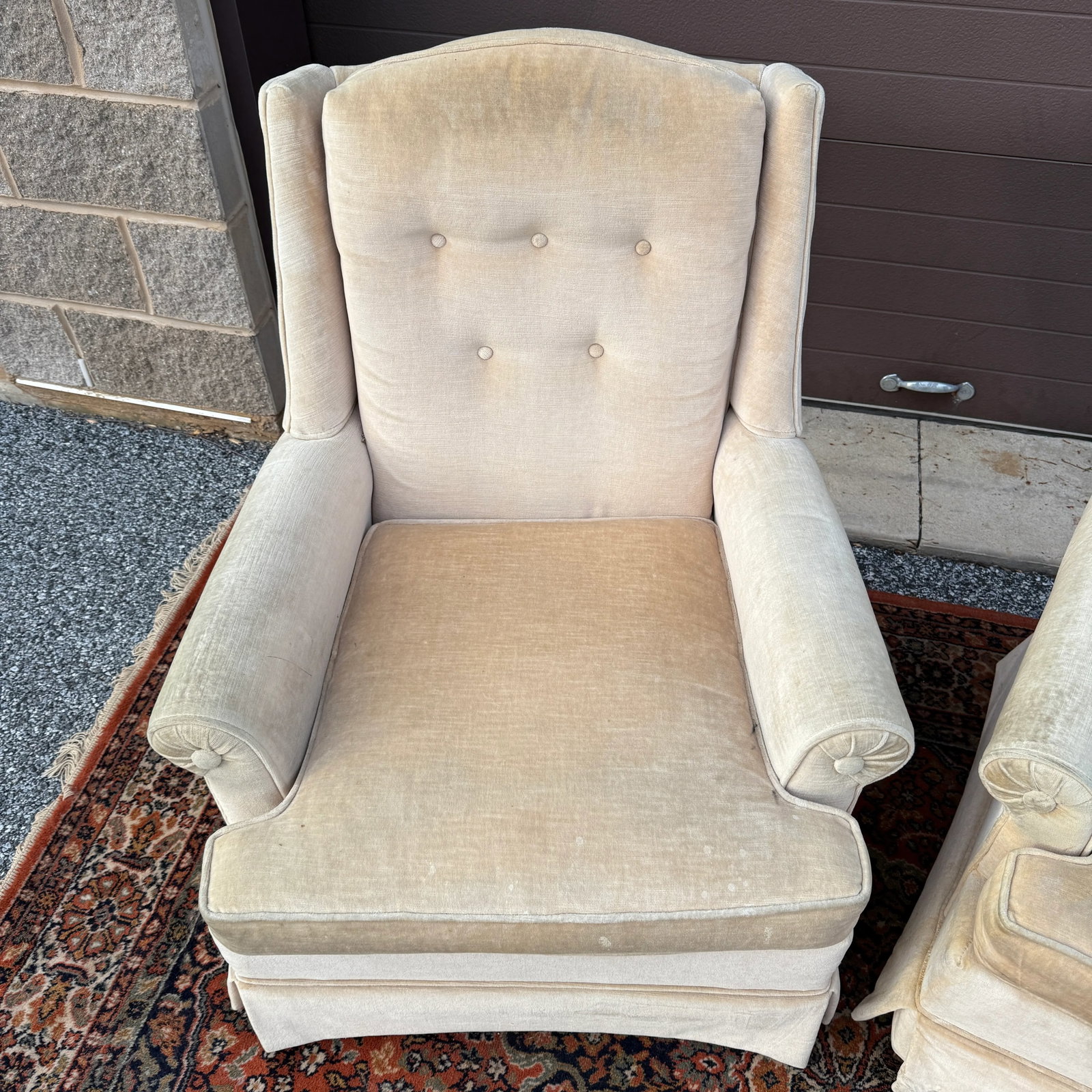 Vintage Ethan Allen Traditional Classics Lounge Chairs / Armchairs - A Pair - 2