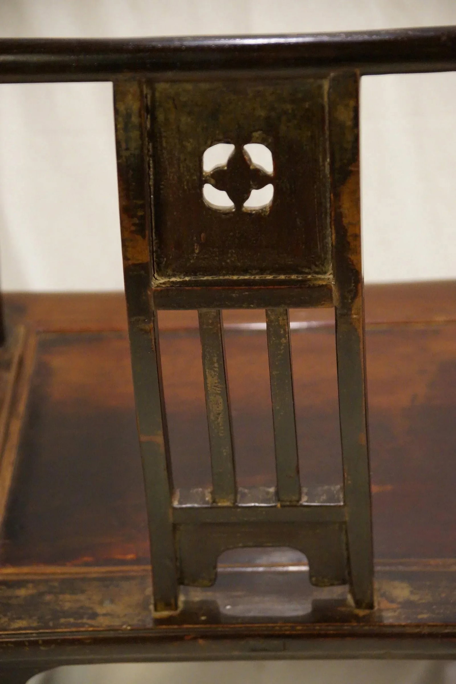 Antique Yokeback Armchairs - a Pair - 9
