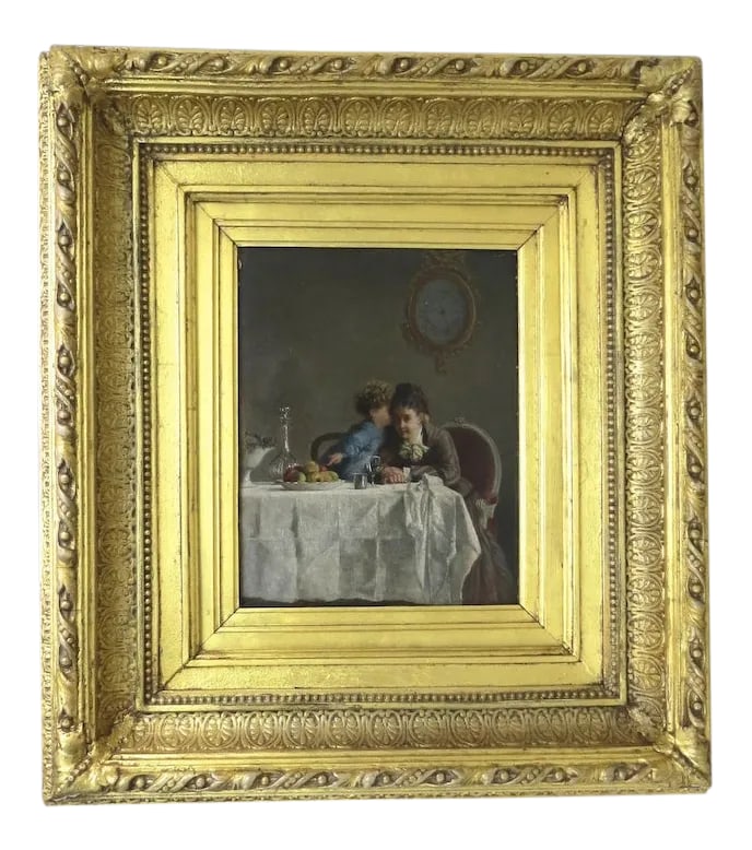 Late 19th Century "The Secret" Oil Painting by Sir John Everett Millais, Framed (1 of 9)