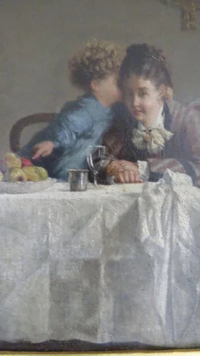 Late 19th Century "The Secret" Oil Painting by Sir John Everett Millais, Framed - 7