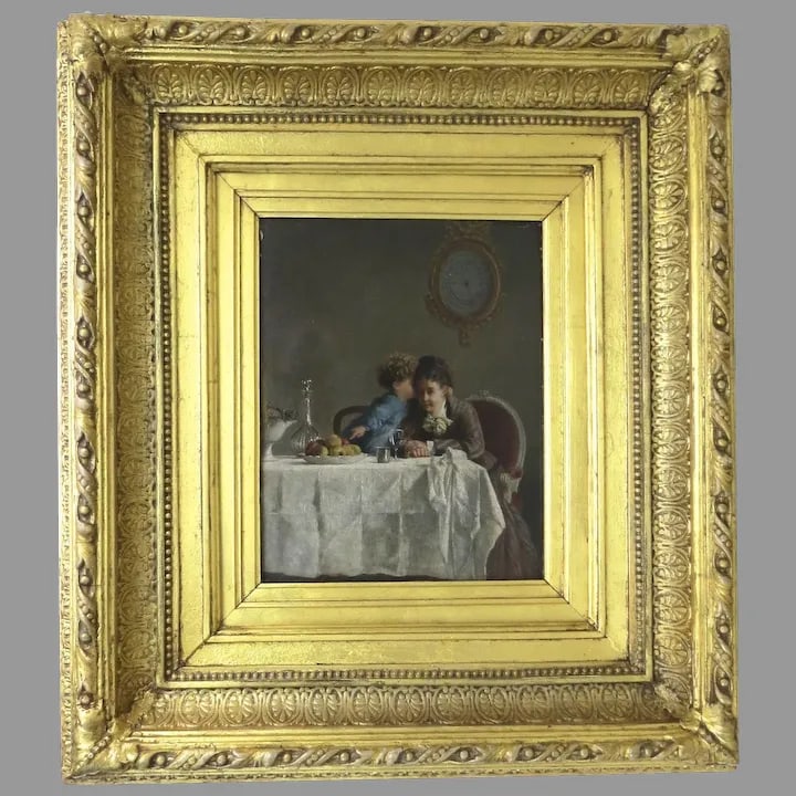 Late 19th Century "The Secret" Oil Painting by Sir John Everett Millais, Framed - 9