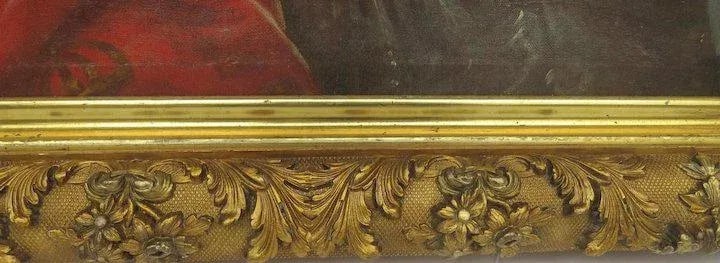 19th Century Portrait of a French Louis XV Style Woman Oil Painting, Framed - 7