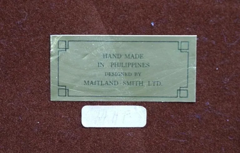 Maitland Smith Tessellated Marble Box on Stand - 11