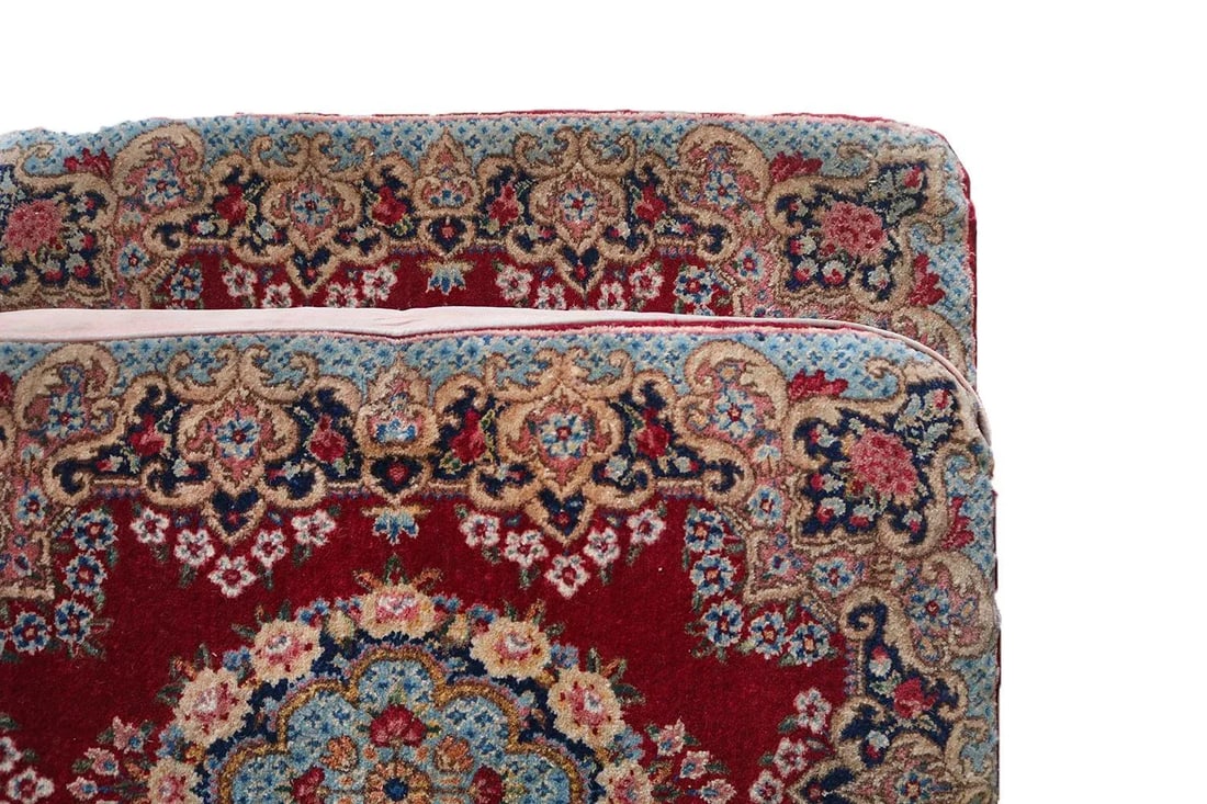Antique Persian Mat Pillows - a Pair - 2