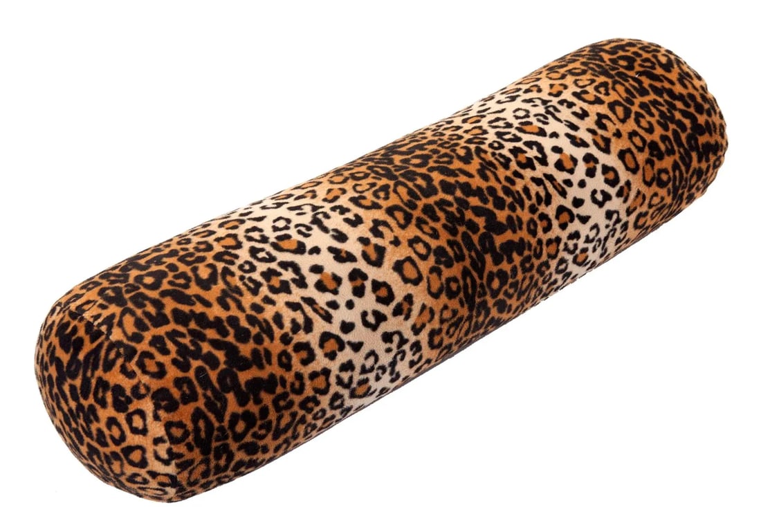 Late 20th Century Leopard Print Feather Down Pillow/Invisible Zipper - 2