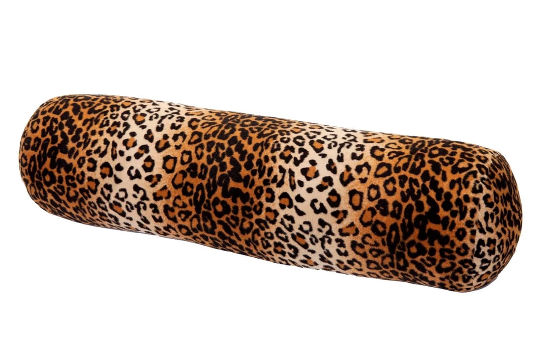Late 20th Century Leopard Print Feather Down Pillow/Invisible Zipper - 5