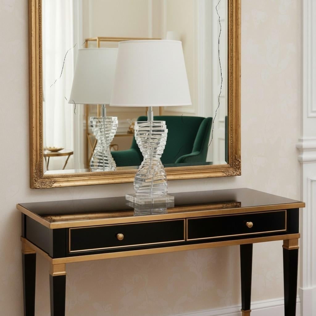 1970s Lucite Helix Spiral Table Lamp - 9