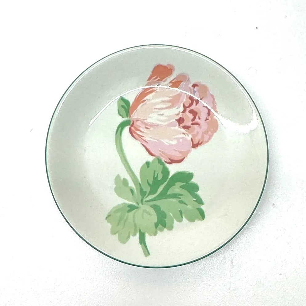 Apple Green & Mandarin Cottage Core Hand-Painted Wall Plate Curation - Group of 13 - 13