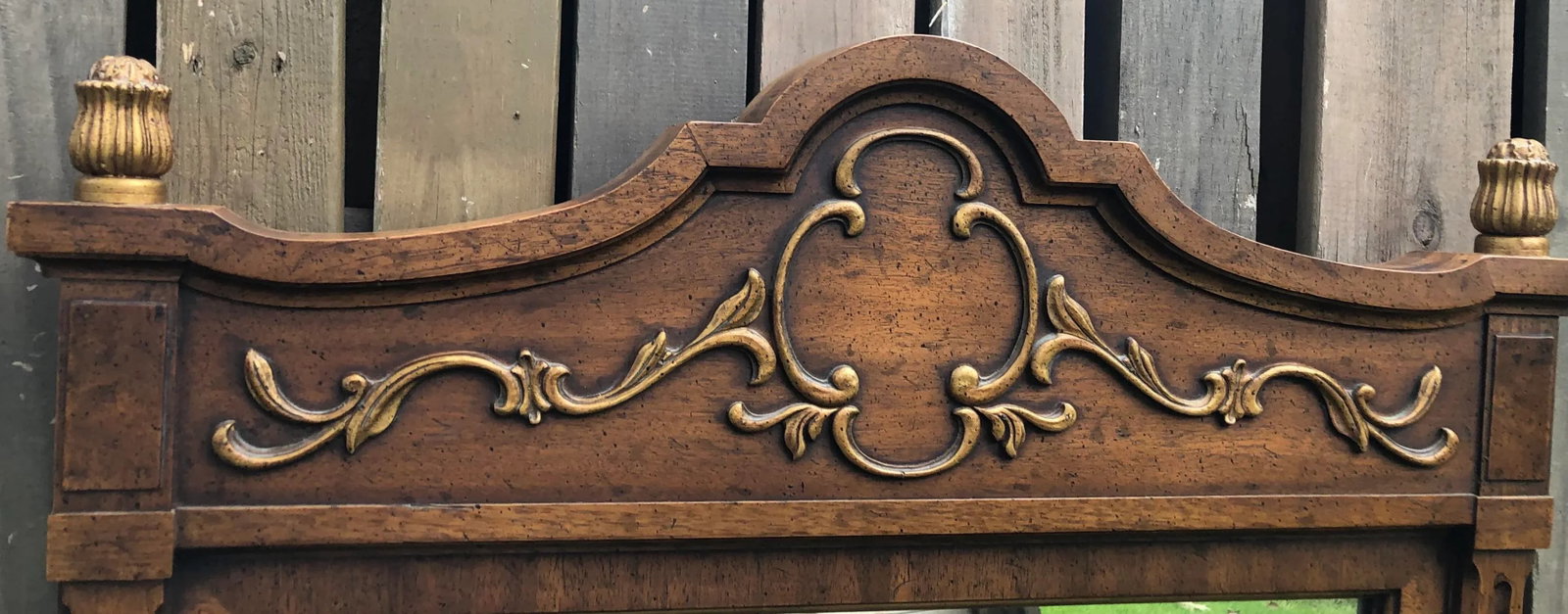 Vintage Mid 20th Century Drexel Heritage Walnut Mirror - 2