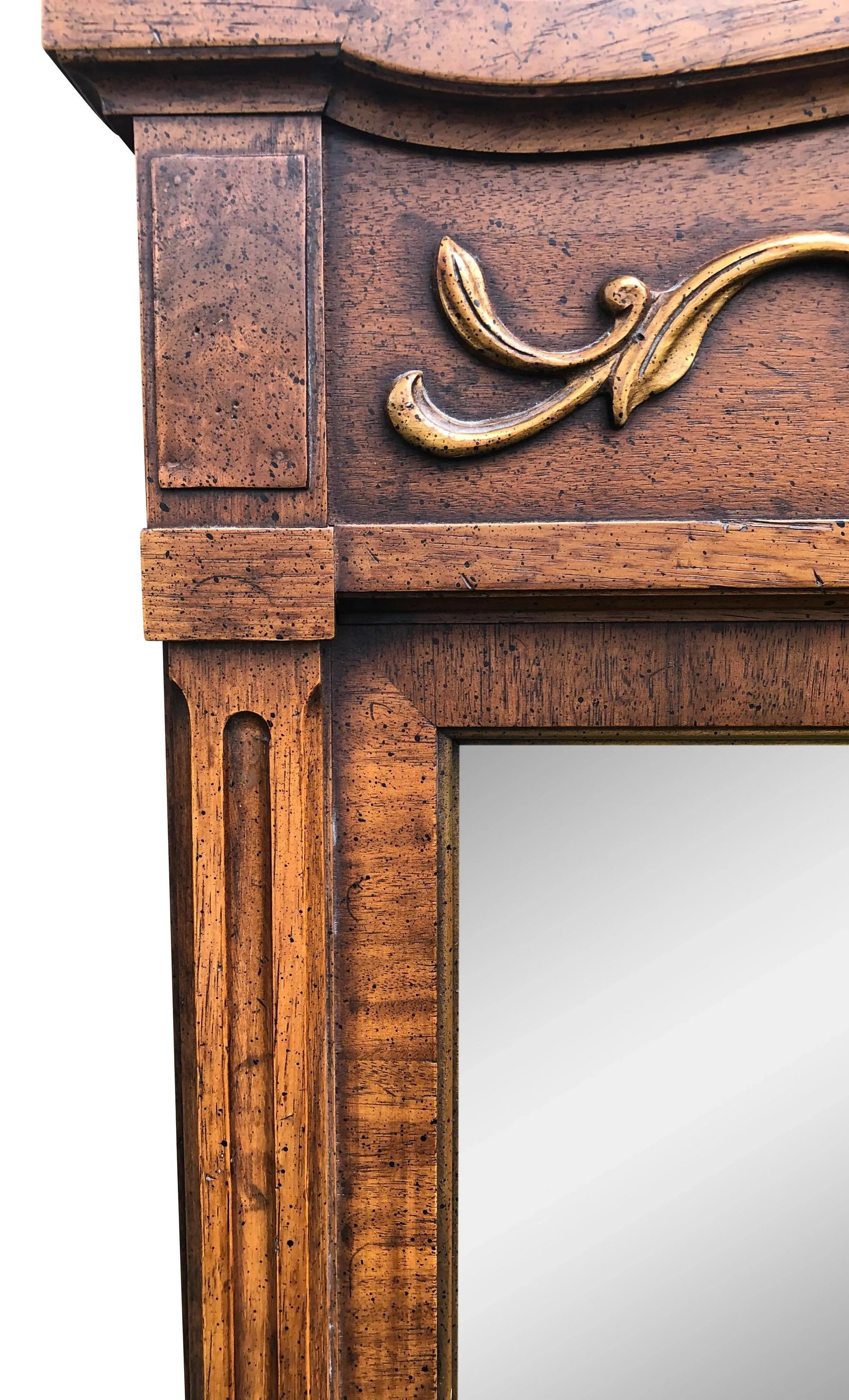 Vintage Mid 20th Century Drexel Heritage Walnut Mirror - 5