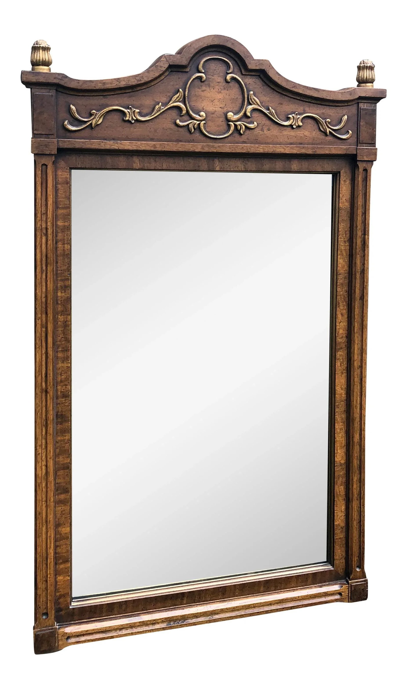 Vintage Mid 20th Century Drexel Heritage Walnut Mirror - 6